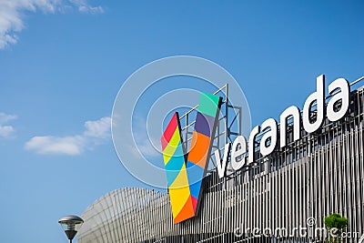 Veranda mall logo, Bucharest Editorial Stock Photo