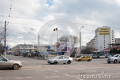 Bucharest timpuri noi district Editorial Stock Photo