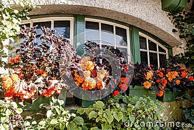 Buchart Gardens on Vancouver Island Stock Photo