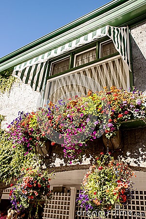 Buchart Gardens on Vancouver Island Stock Photo