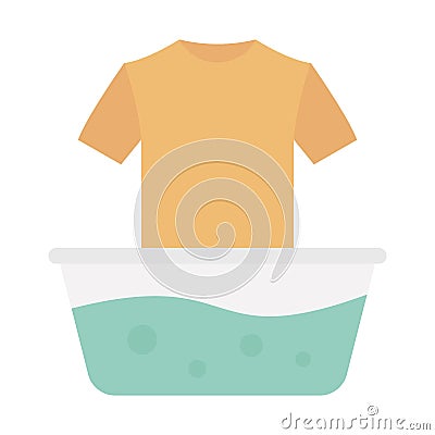 Bucket flat vector icon which can easily modify or edit Vector Illustration