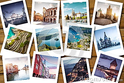 Bucket list destinations Editorial Stock Photo