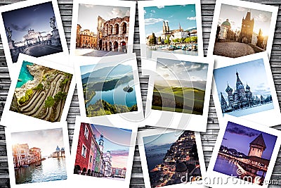 Bucket list destinations Editorial Stock Photo