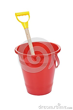 Bucket and spade Stock Photo