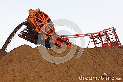 Bucket wheel excavator Editorial Stock Photo