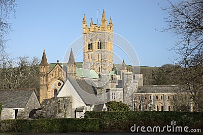 Buckfast Abbey Church and Monastery in south Devon UK Editorial Stock Photo