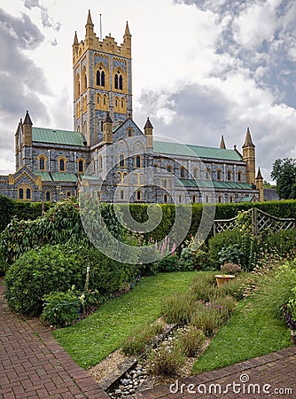 Buckfast Abbey Devon England Stock Photo