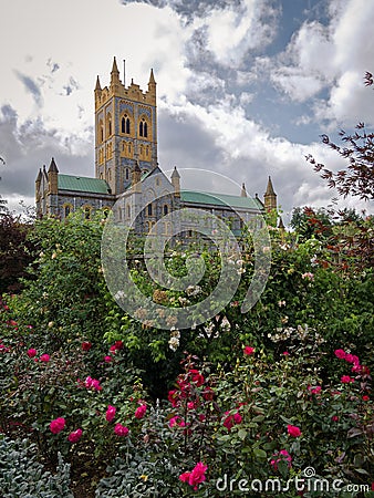 Buckfast Abbey Devon England Stock Photo