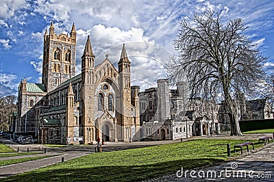 Buckfast Abbey in Devon England Editorial Stock Photo