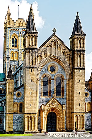 Buckfast Abbey in Devon, England Stock Photo