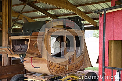 Buckhorn Stage Line Stagecoach Editorial Stock Photo