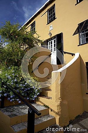 Buckingham House - St. George, Bermuda Stock Photo