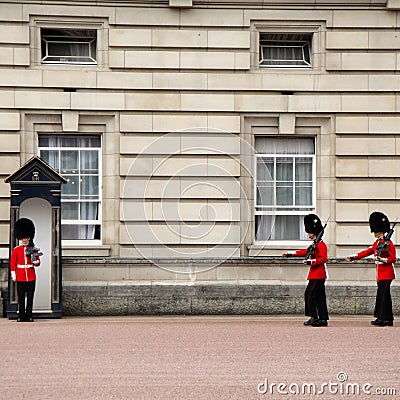 Buckingham palace guards Editorial Stock Photo