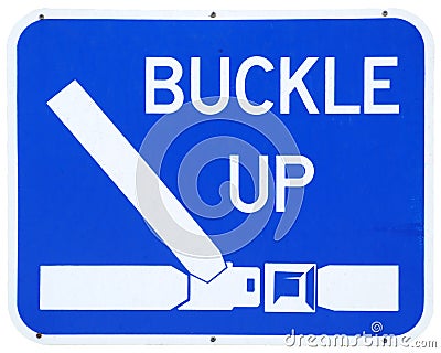 Buckle Up Stock Photo