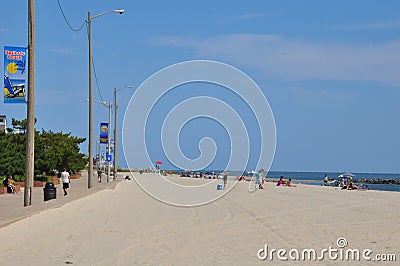 Buckroe Beach Park in Hampton, Virginia Editorial Stock Photo