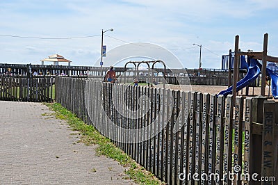 Buckroe Beach Park in Hampton, Virginia Editorial Stock Photo