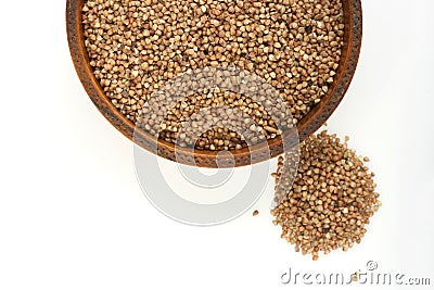 Buckwheat groats Stock Photo