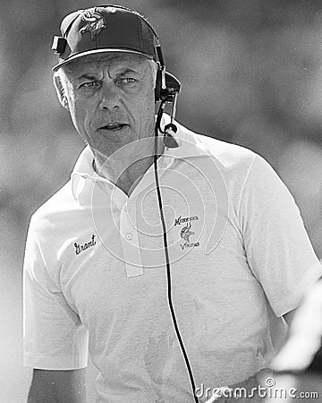 Bud Grant Editorial Stock Photo