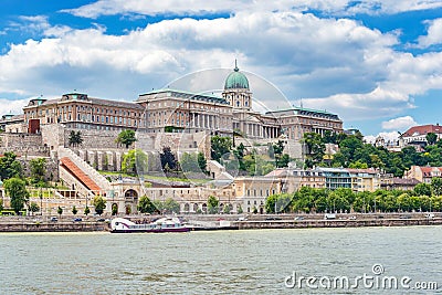 Buda castle - Budapest - Hungary Stock Photo