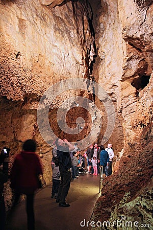 Budapest cave visit Editorial Stock Photo