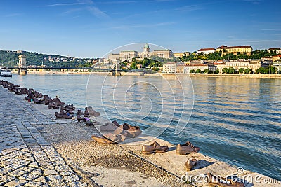 Budapest city skyline - Hungary Editorial Stock Photo