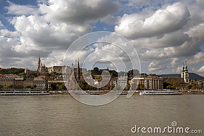 Budapest cityscape with Danube river Stock Photo