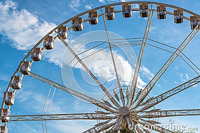 Budapest Eye Ferris Wheel Stock Photo