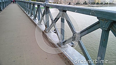 Budapest, Hungary.The Chain Bridge Szechenyi Lanchid at Budapest, Hungary. Stock Photo