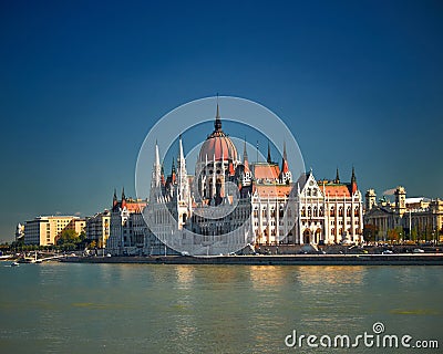 Budapest Parliament Editorial Stock Photo