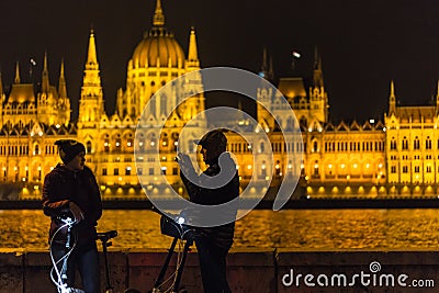 Budapest parliament Editorial Stock Photo