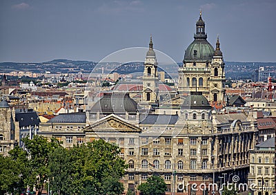 Budapest Szent IstvÃ¡n bazilika Stock Photo
