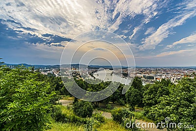 Budapest from the top Stock Photo