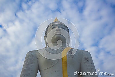 Buddha idol worship Stock Photo
