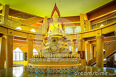 Buddha image at Angthong temple, Angthong province, Thailand Stock Photo