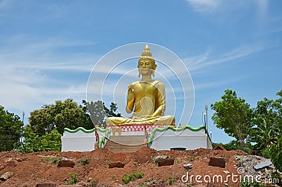 Buddha at Phu Lan Kha National Park Chaiyaphum Thailand Stock Photo