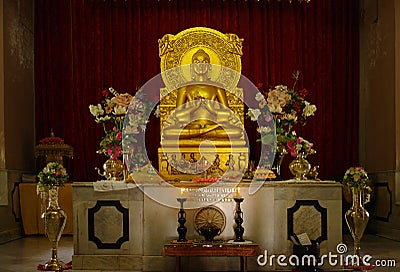 Buddha at Sarnath India Stock Photo