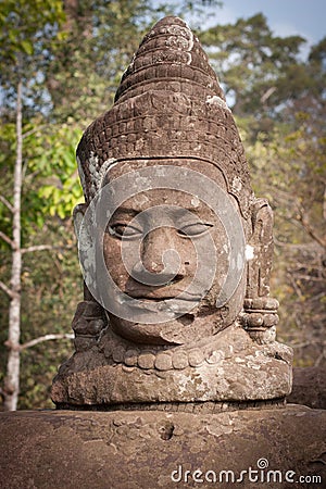 Buddha Statue, Angkor, Cambodia Stock Photo