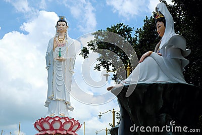 Buddha statue at Bac Lieu pagoda Editorial Stock Photo
