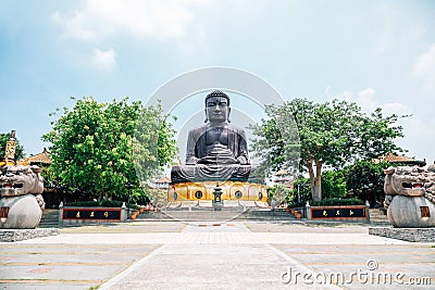 Buddha Statue at Bagua Mountain Baguashan in Changhua, Taiwan Stock Photo