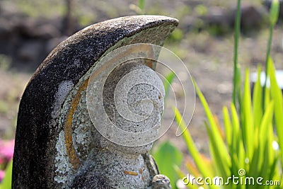 Buddha statue jizo at Reisenji Buddhist Temple in Japan Stock Photo