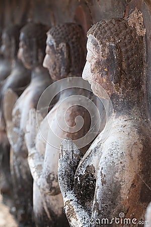 Buddha Statue in Sukhothai Historical Park Stock Photo