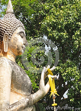 Buddha statue in Thailand Stock Photo