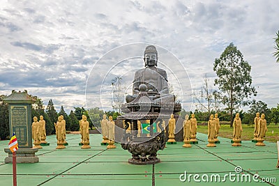 Buddha statue used as amulets of Buddhism Editorial Stock Photo