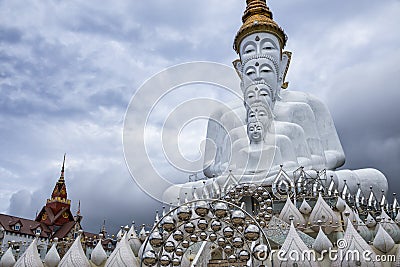 Buddha Statue at Wat Prathat Phasornkaew in Phetchabun, Thailand Stock Photo