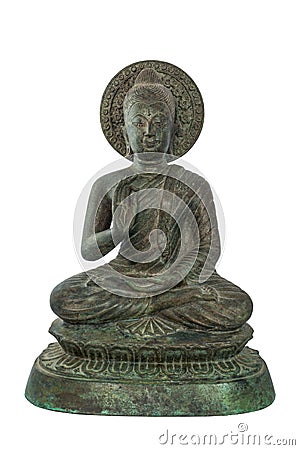 Buddha statues bless. Stock Photo