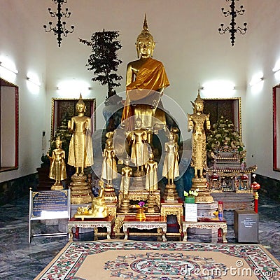 Buddha statues Editorial Stock Photo