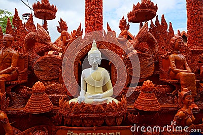 Buddha statues Editorial Stock Photo