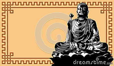 Buddha Vector Illustration