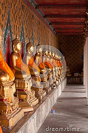 Buddha at Wat Arun, Bangkok travel Stock Photo