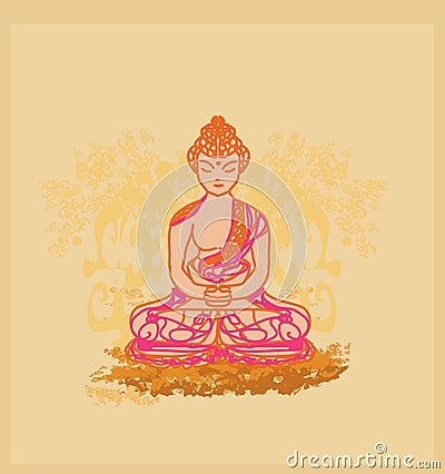 Buddhism Pattern Vector Illustration